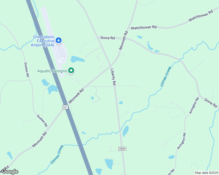 map of restaurants, bars, coffee shops, grocery stores, and more near 6116 Liberty Road in Julian