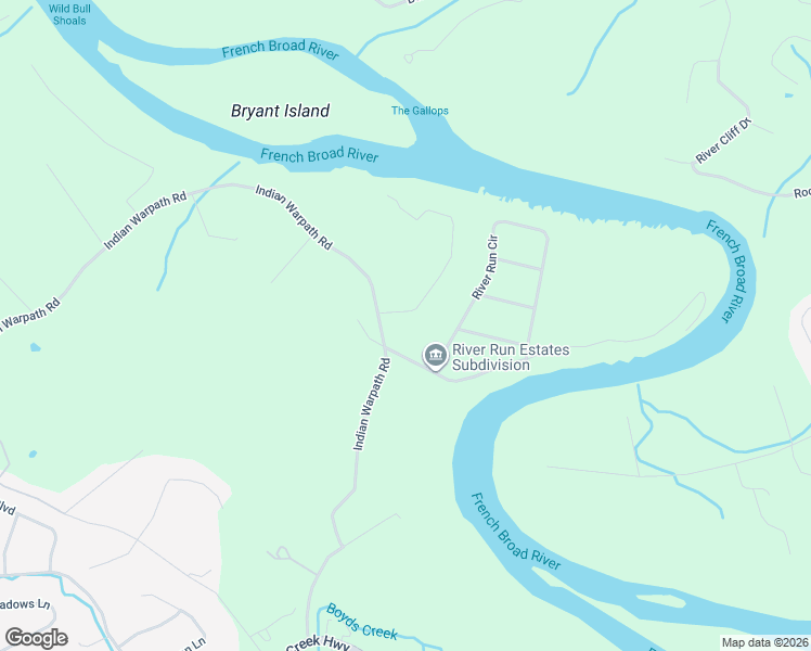 map of restaurants, bars, coffee shops, grocery stores, and more near 1410 Indian Warpath Road in Sevierville