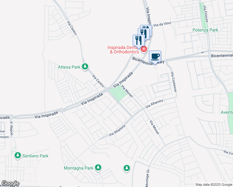 map of restaurants, bars, coffee shops, grocery stores, and more near 3343 Birdseye Maple Avenue in Henderson