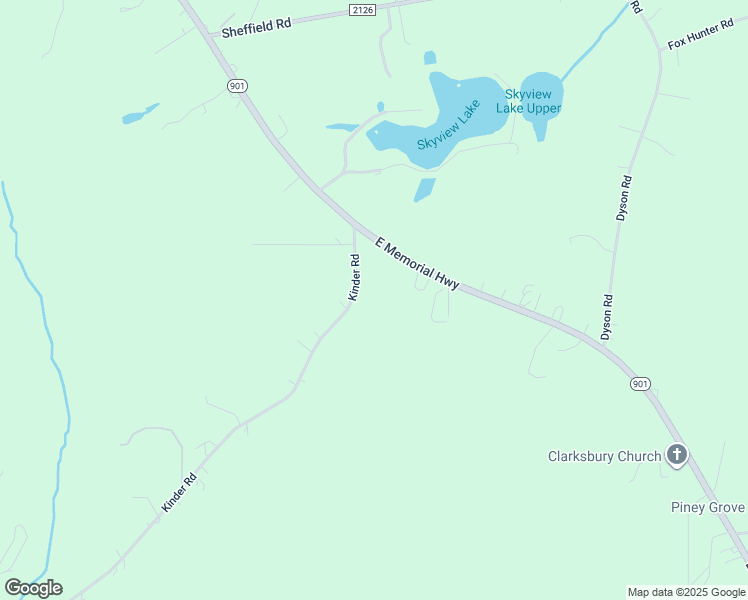 map of restaurants, bars, coffee shops, grocery stores, and more near 732 East Memorial Highway in Harmony