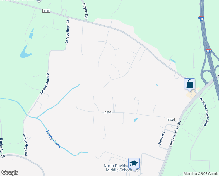 map of restaurants, bars, coffee shops, grocery stores, and more near 8210 Oakridge Drive in Lexington