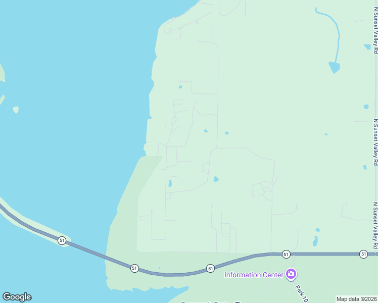 map of restaurants, bars, coffee shops, grocery stores, and more near 16476 North 352 Road in Hulbert