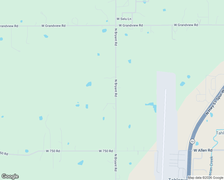 map of restaurants, bars, coffee shops, grocery stores, and more near 16511 North Bryant Road in Tahlequah