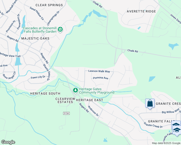 map of restaurants, bars, coffee shops, grocery stores, and more near 6413 Roles Saddle Drive in Rolesville