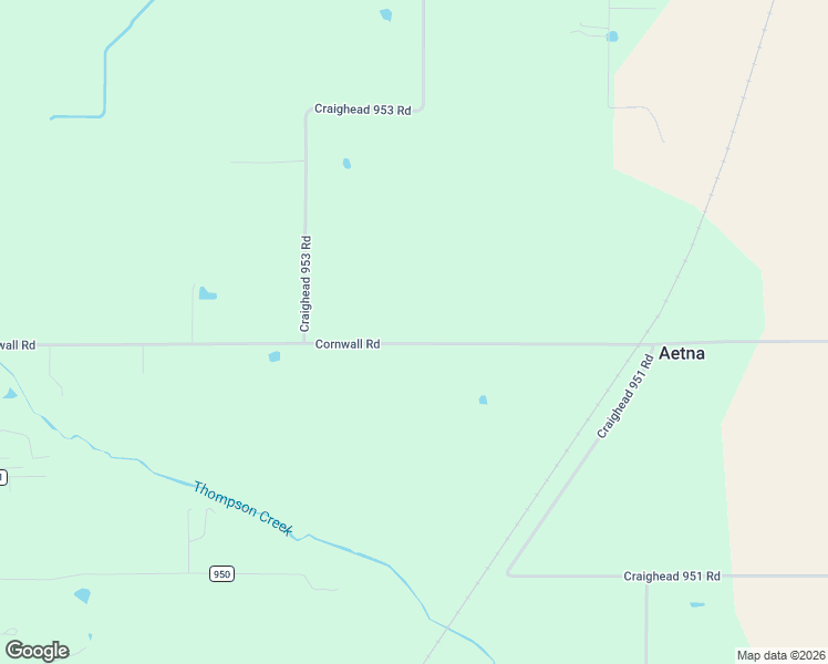 map of restaurants, bars, coffee shops, grocery stores, and more near 959 County Road 952 in Brookland