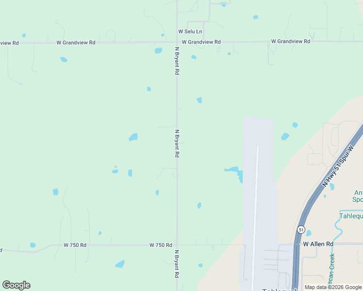 map of restaurants, bars, coffee shops, grocery stores, and more near 16511 North Bryant Road in Tahlequah