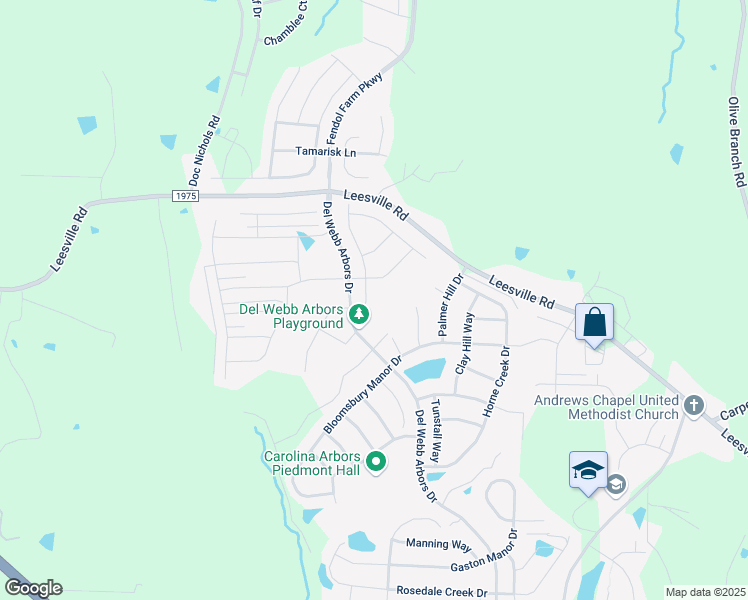 map of restaurants, bars, coffee shops, grocery stores, and more near 118 Currituck Lane in Durham