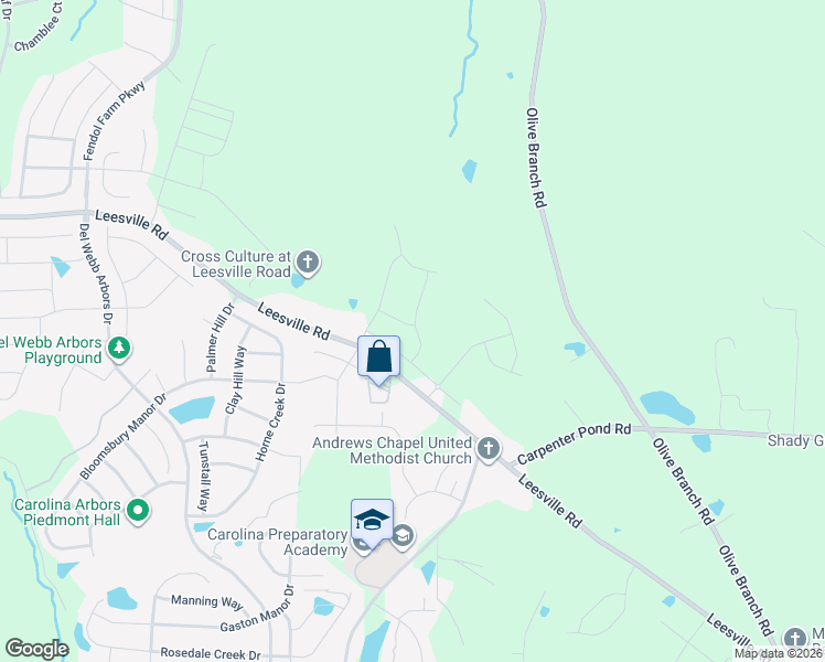 map of restaurants, bars, coffee shops, grocery stores, and more near 3035 Glen Lyon Drive in Durham