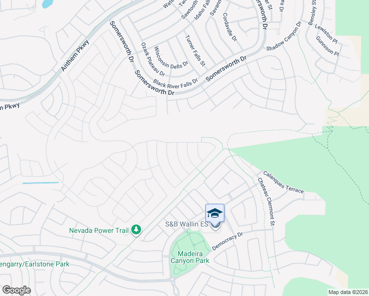 map of restaurants, bars, coffee shops, grocery stores, and more near 2513 Nashira Street in Henderson