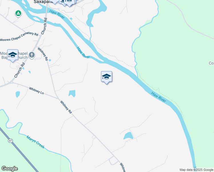 map of restaurants, bars, coffee shops, grocery stores, and more near in Graham