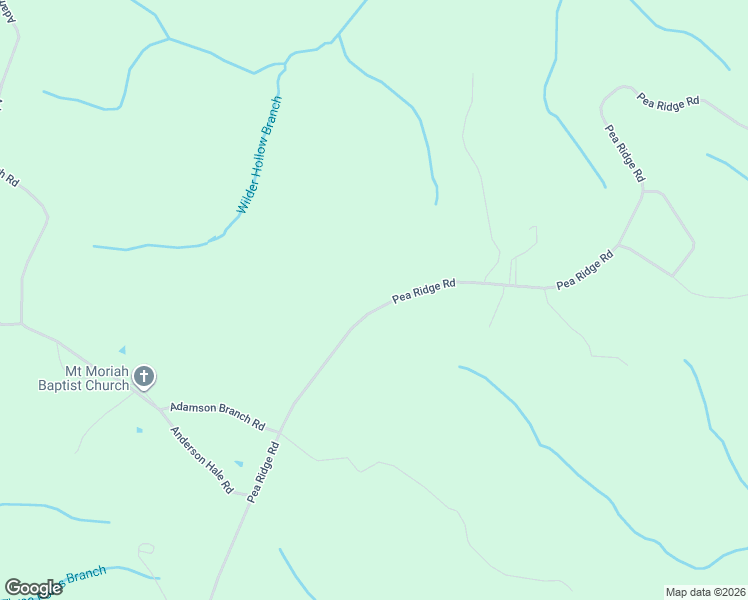 map of restaurants, bars, coffee shops, grocery stores, and more near 2506 Pea Ridge Road in Liberty