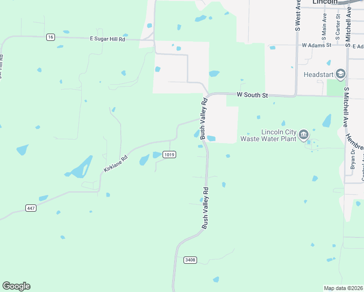 map of restaurants, bars, coffee shops, grocery stores, and more near 19805 Ridgecrest Road in Lincoln