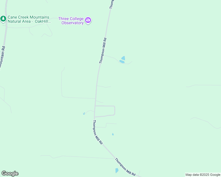 map of restaurants, bars, coffee shops, grocery stores, and more near 5436 Thompson Mill Road in Graham