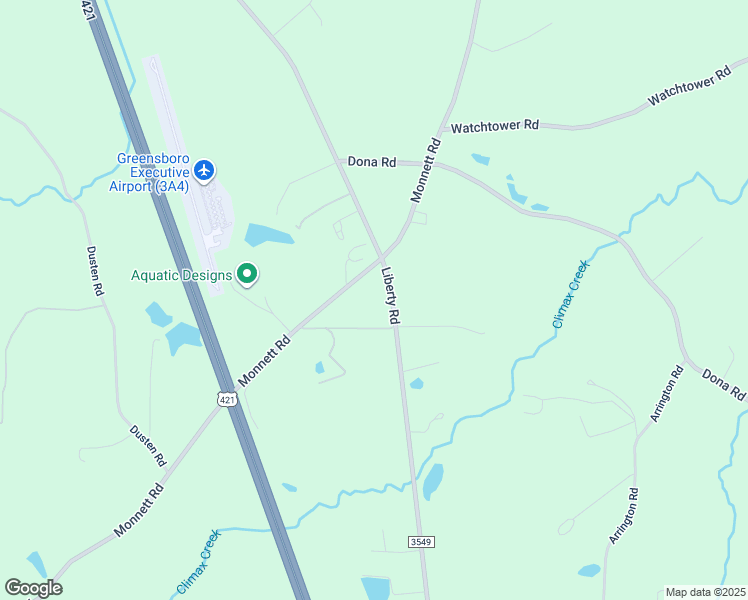 map of restaurants, bars, coffee shops, grocery stores, and more near 6116 Liberty Road in Julian