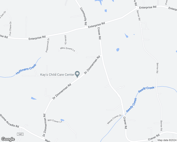 map of restaurants, bars, coffee shops, grocery stores, and more near 1006 Doctor Zimmerman Road in Lexington