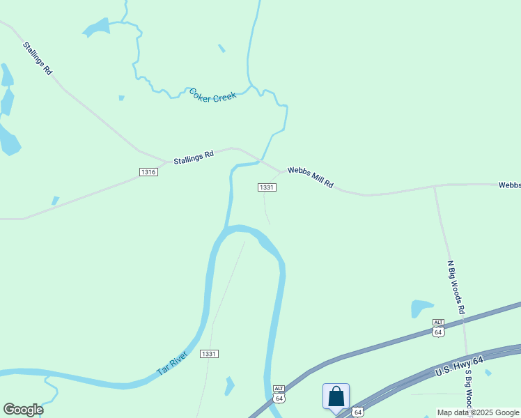 map of restaurants, bars, coffee shops, grocery stores, and more near 9068-9260 State Road 1331 in Spring Hope