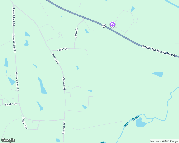 map of restaurants, bars, coffee shops, grocery stores, and more near 287 Johns Lane in Zebulon