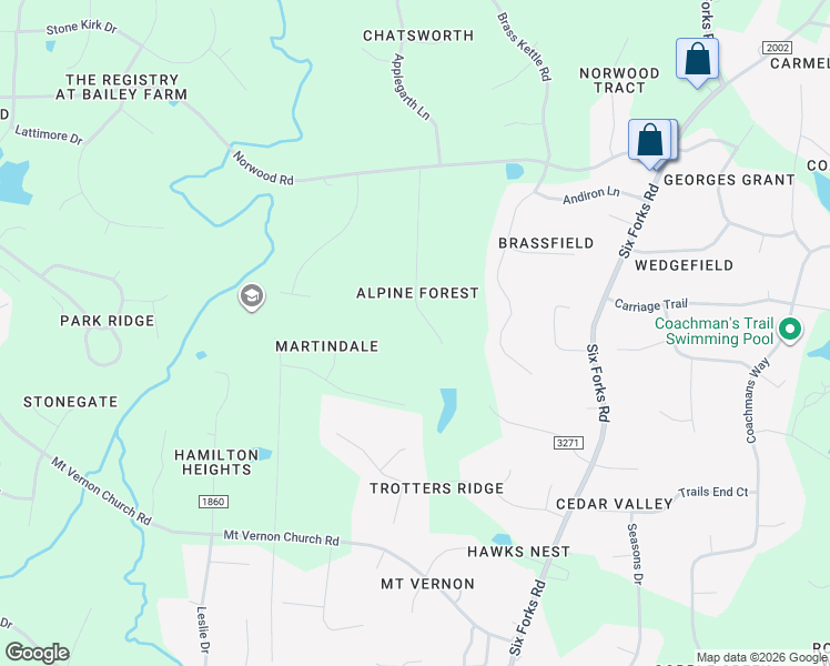 map of restaurants, bars, coffee shops, grocery stores, and more near 10909 Raven Rock Drive in Raleigh