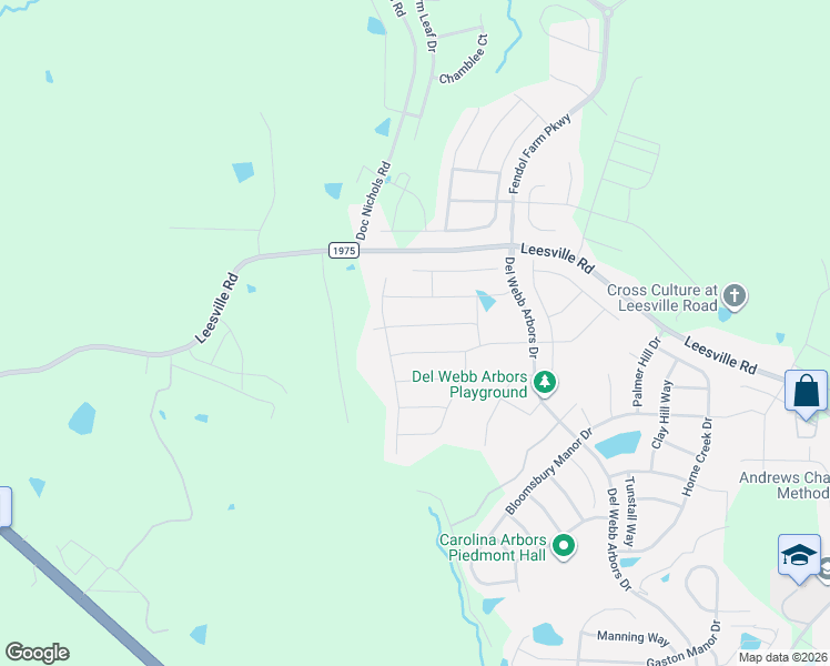 map of restaurants, bars, coffee shops, grocery stores, and more near 111 Tee Pee Trail in Durham