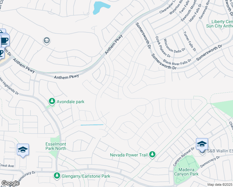 map of restaurants, bars, coffee shops, grocery stores, and more near 2367 Peaceful Sky Drive in Henderson