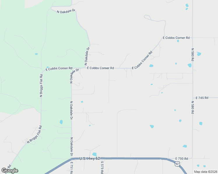 map of restaurants, bars, coffee shops, grocery stores, and more near 24525 East Cobbs Corner Road in Tahlequah