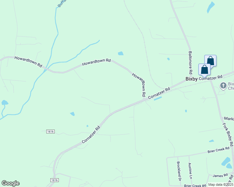 map of restaurants, bars, coffee shops, grocery stores, and more near 1941 Cornatzer Road in Mocksville
