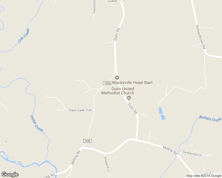 map of restaurants, bars, coffee shops, grocery stores, and more near 322 Hepler Road in Mocksville
