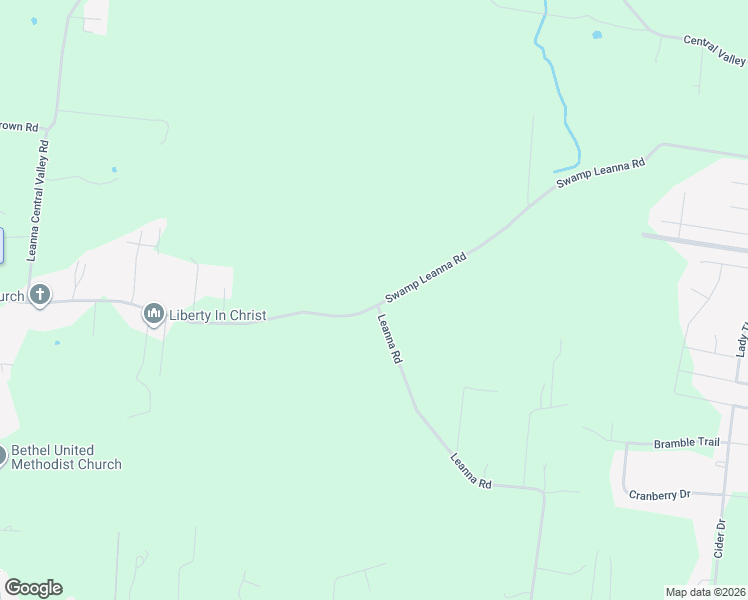 map of restaurants, bars, coffee shops, grocery stores, and more near 4204 Leanna Road in Murfreesboro