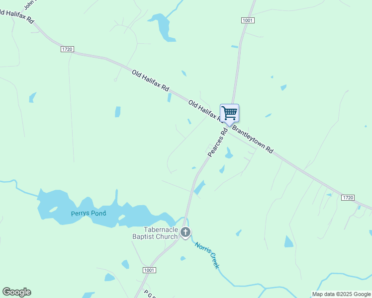 map of restaurants, bars, coffee shops, grocery stores, and more near 203 Claymont Road in Louisburg