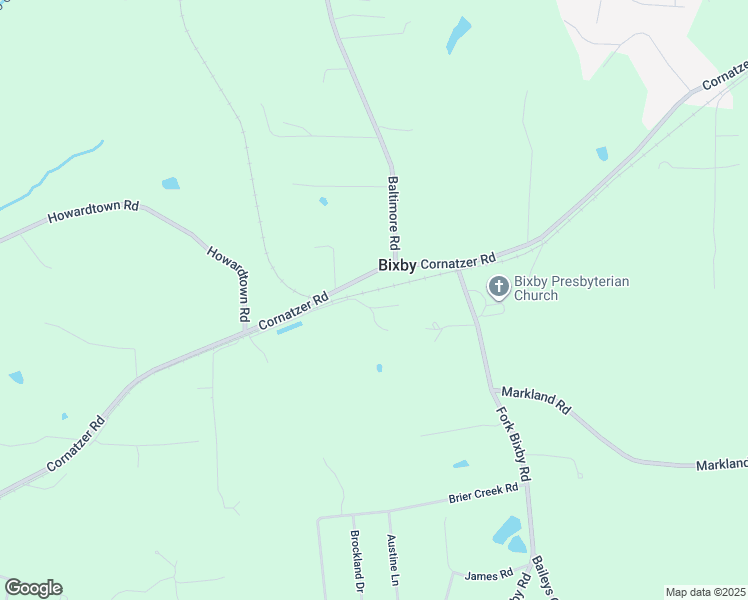 map of restaurants, bars, coffee shops, grocery stores, and more near 173 Joe Myers Road in Advance