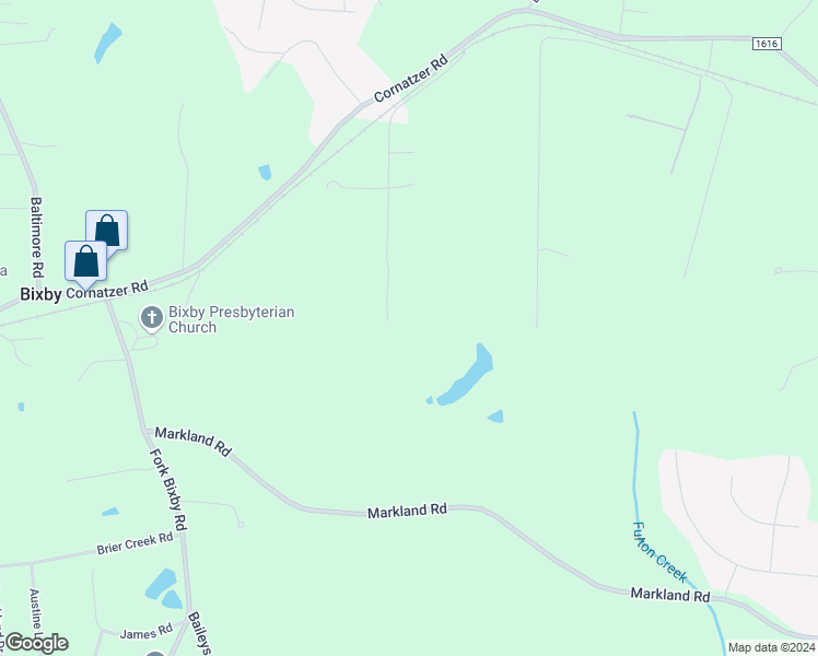 map of restaurants, bars, coffee shops, grocery stores, and more near 369 Bridle Lane in Advance
