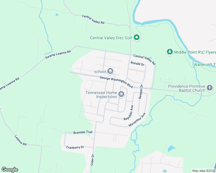 map of restaurants, bars, coffee shops, grocery stores, and more near 5107 Lady Thatcher Drive in Murfreesboro