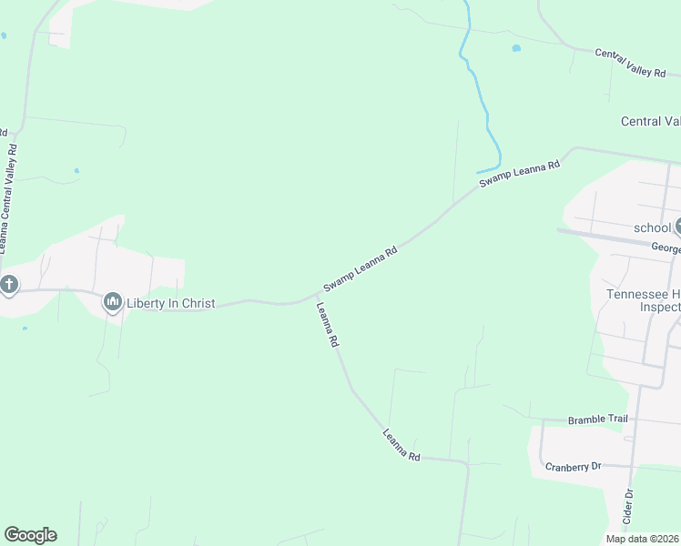 map of restaurants, bars, coffee shops, grocery stores, and more near 2386 Swamp Leanna Road in Murfreesboro