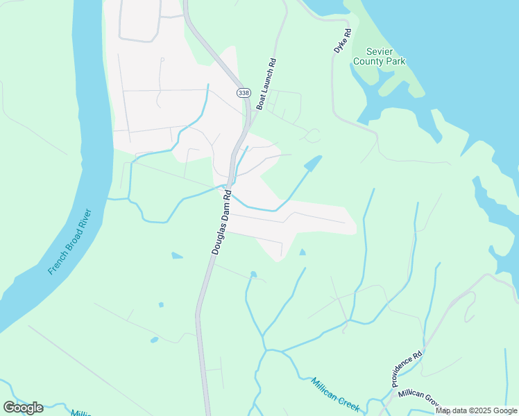 map of restaurants, bars, coffee shops, grocery stores, and more near 1339 Willow Creek Lane in Pigeon Forge