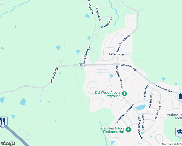 map of restaurants, bars, coffee shops, grocery stores, and more near 710 Tuttle Road in Durham