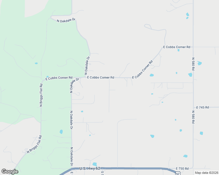 map of restaurants, bars, coffee shops, grocery stores, and more near 24525 East Cobbs Corner Road in Tahlequah