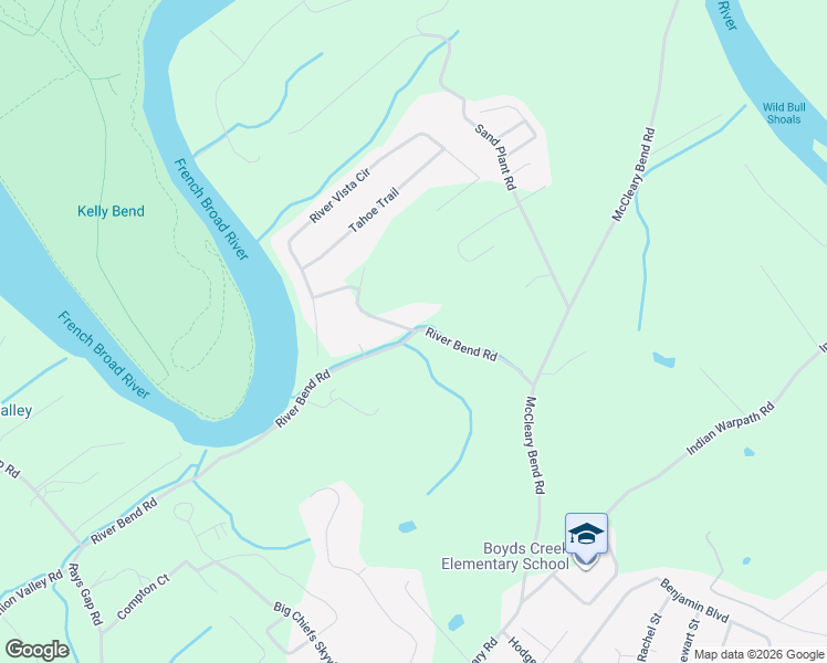 map of restaurants, bars, coffee shops, grocery stores, and more near 1607 Chances Ridge Drive in Sevierville