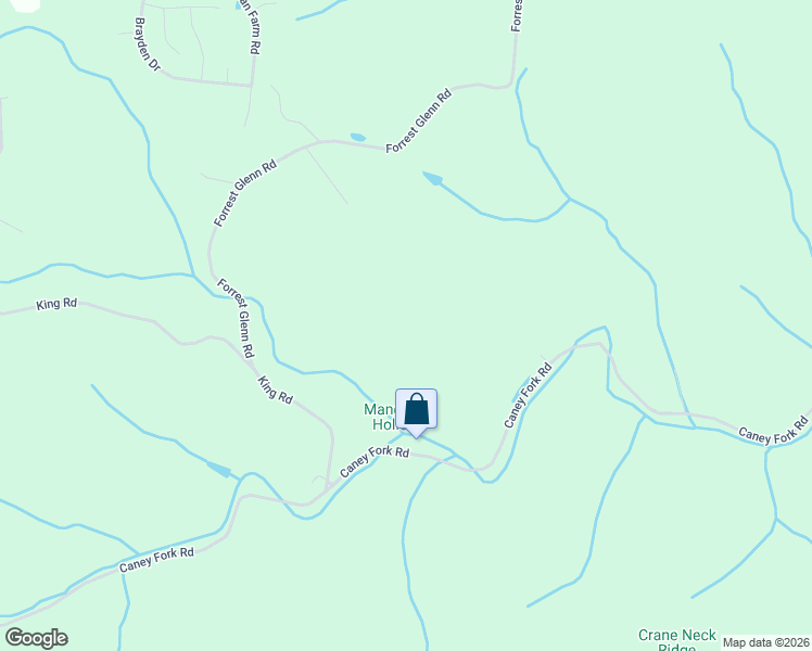map of restaurants, bars, coffee shops, grocery stores, and more near 7584 Caney Fork Road in Fairview