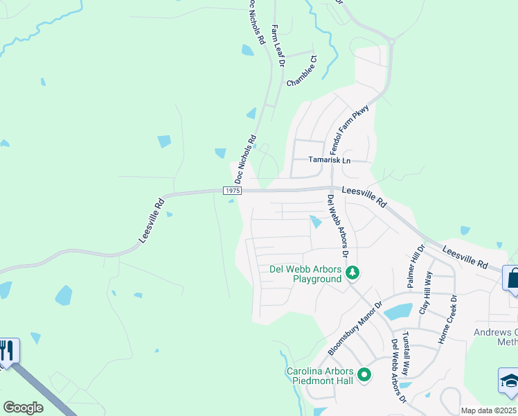 map of restaurants, bars, coffee shops, grocery stores, and more near 710 Tuttle Road in Durham