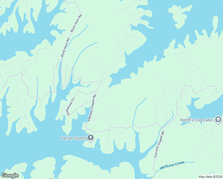 map of restaurants, bars, coffee shops, grocery stores, and more near 1520 Parrotts Chapel Road in Sevierville