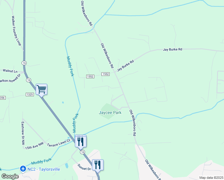 map of restaurants, bars, coffee shops, grocery stores, and more near 27 Taylor Ridge Road in Township of Taylorsville
