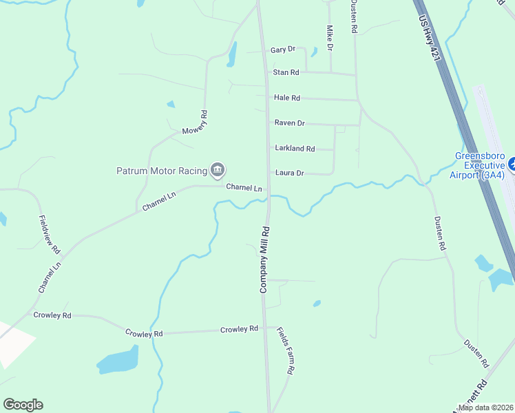 map of restaurants, bars, coffee shops, grocery stores, and more near 7104 Company Mill Road in Climax