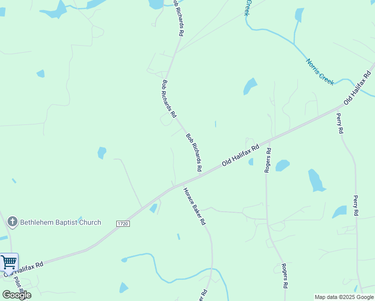 map of restaurants, bars, coffee shops, grocery stores, and more near 996 Bob Richards Road in Zebulon