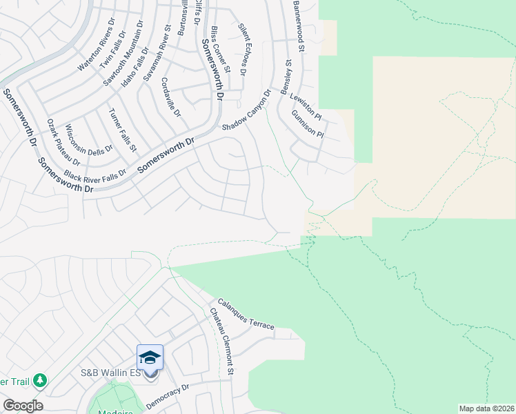 map of restaurants, bars, coffee shops, grocery stores, and more near 2393 Orangeburg Place in Henderson