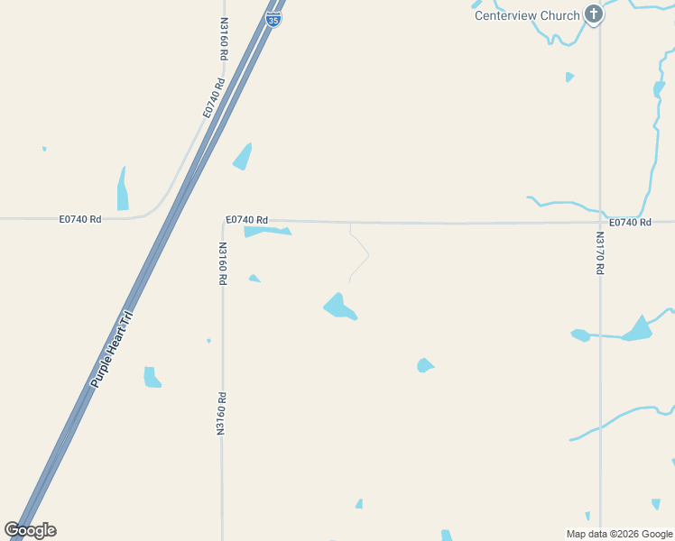 map of restaurants, bars, coffee shops, grocery stores, and more near 4735 County Road 74 in Guthrie