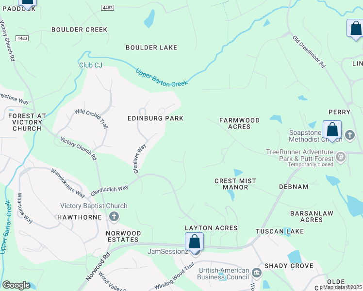 map of restaurants, bars, coffee shops, grocery stores, and more near 12333 Galway Drive in Raleigh