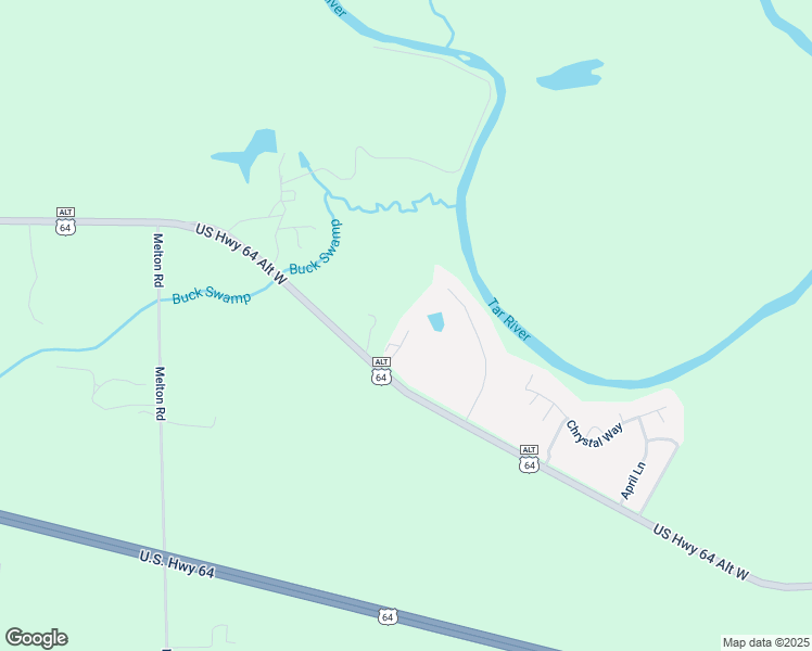 map of restaurants, bars, coffee shops, grocery stores, and more near 97 Chason Lane in Rocky Mount