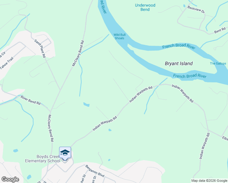 map of restaurants, bars, coffee shops, grocery stores, and more near 1707 Walnut Hill Lane in Sevierville