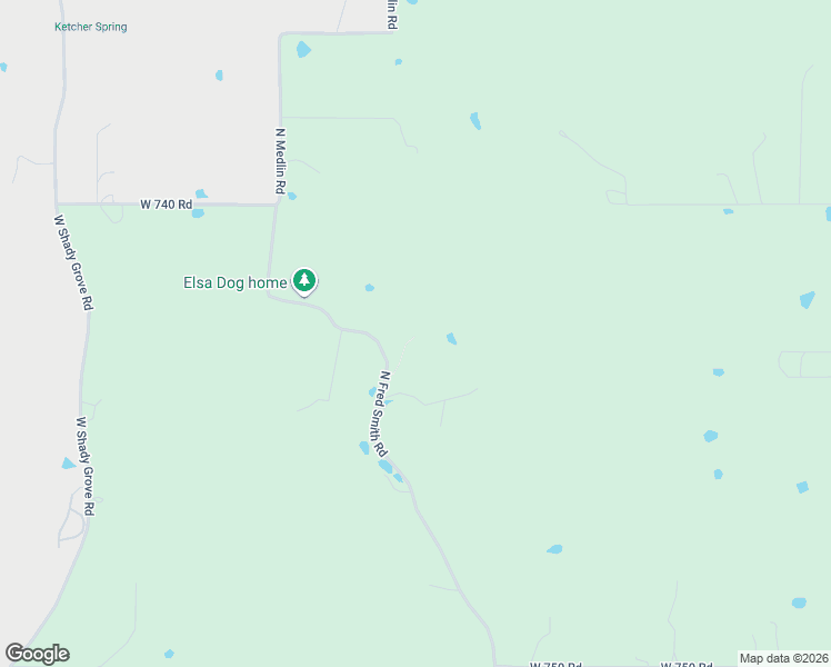 map of restaurants, bars, coffee shops, grocery stores, and more near 16396 North Fred Smith Road in Tahlequah