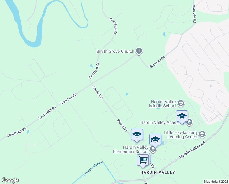 map of restaurants, bars, coffee shops, grocery stores, and more near 2635 Berringer Station Lane in Knoxville